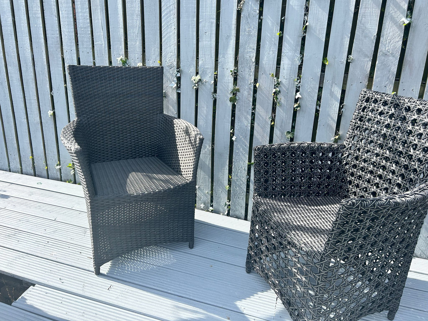 Handmade 5-Piece Rattan Garden Dining Set