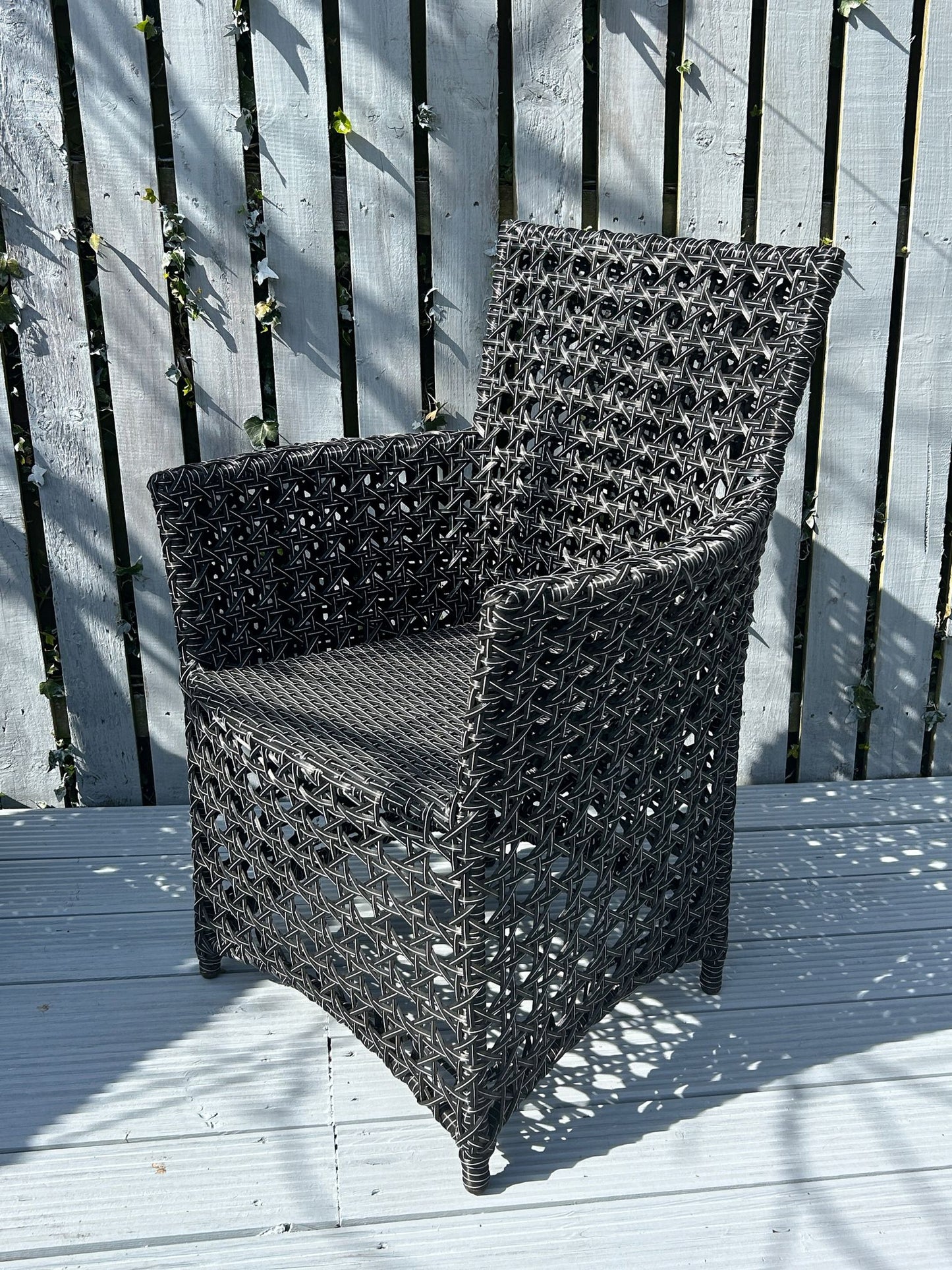 Handmade 5-Piece Rattan Garden Dining Set
